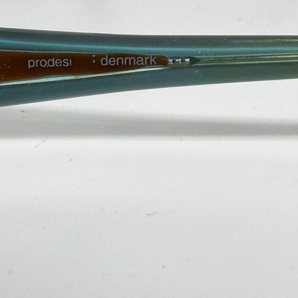 Prodesign Denmark Eyeglasses Frames Brown Blue Full Rim H19959 - Picture 6 of 7